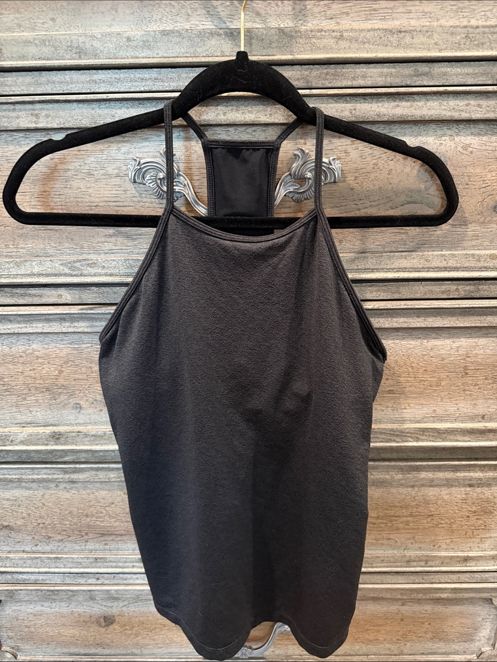 GAP FIT Black High-Neck Racerback Athletic Brami Top